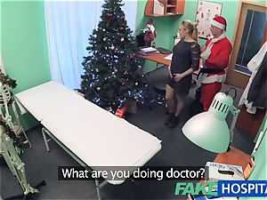 FakeHospital physician Santa shoots a load two times this year
